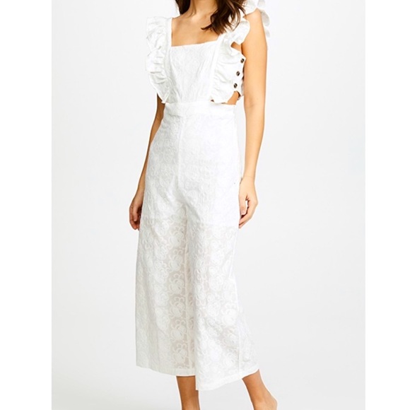 RE:NAMED Ruffle Overall Jumpsuit - NEW - Picture 1 of 10